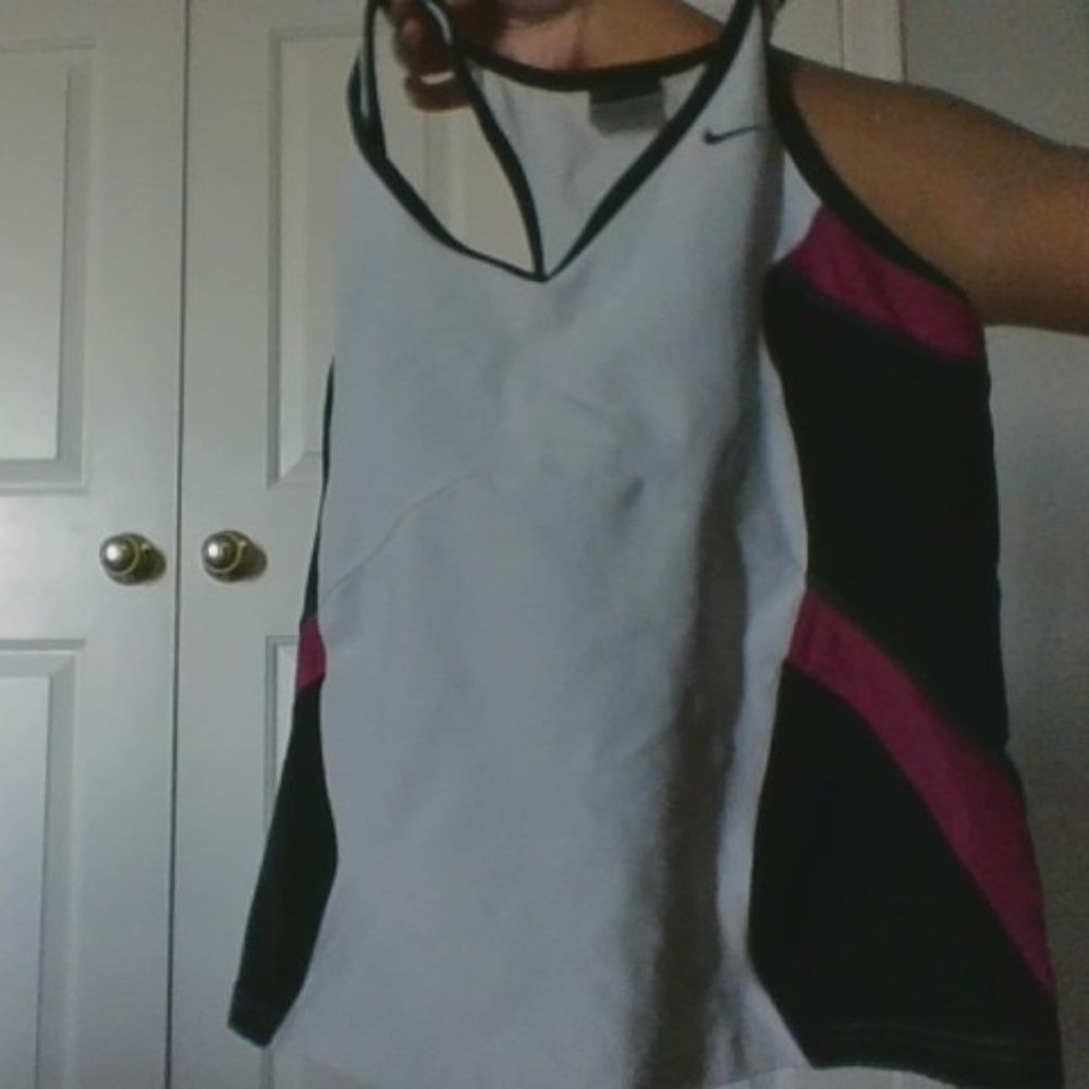 Nike Dri-fit tennis sleeveless shirt.